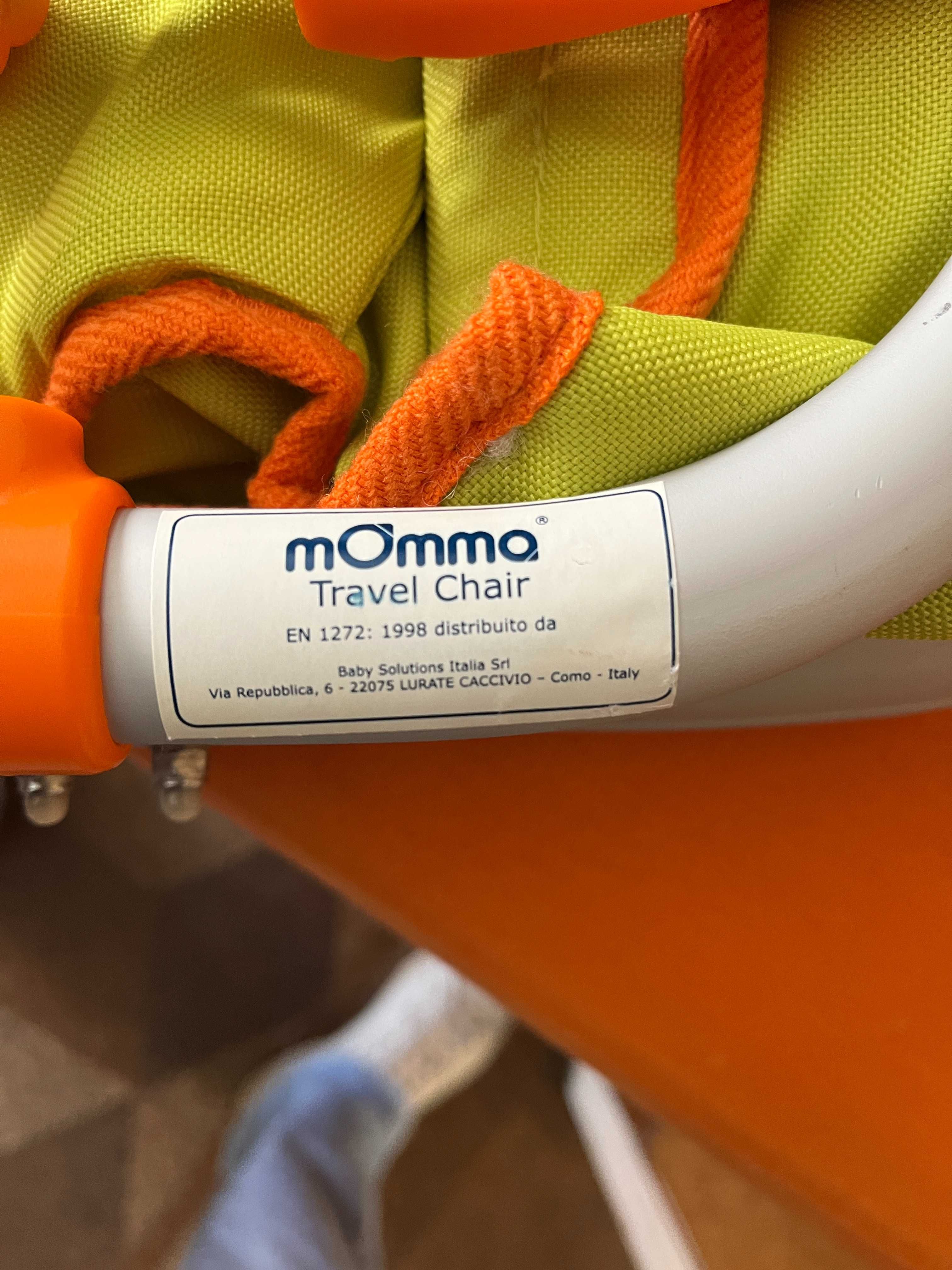 Cadeira de refeição portátil Momma