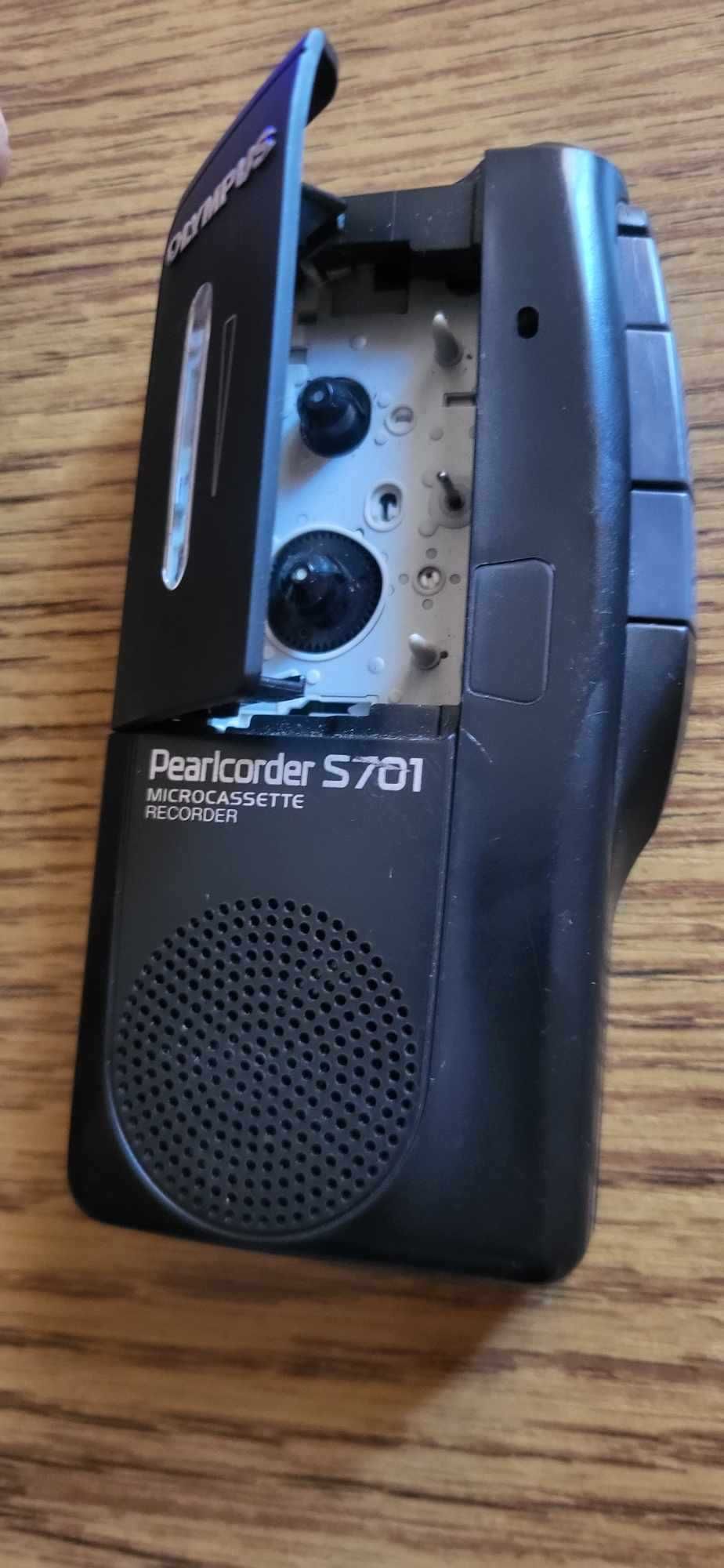 Dyktafon kieszonkowy OLYMPUS pearlcodrder S701 + 3 micro kasety