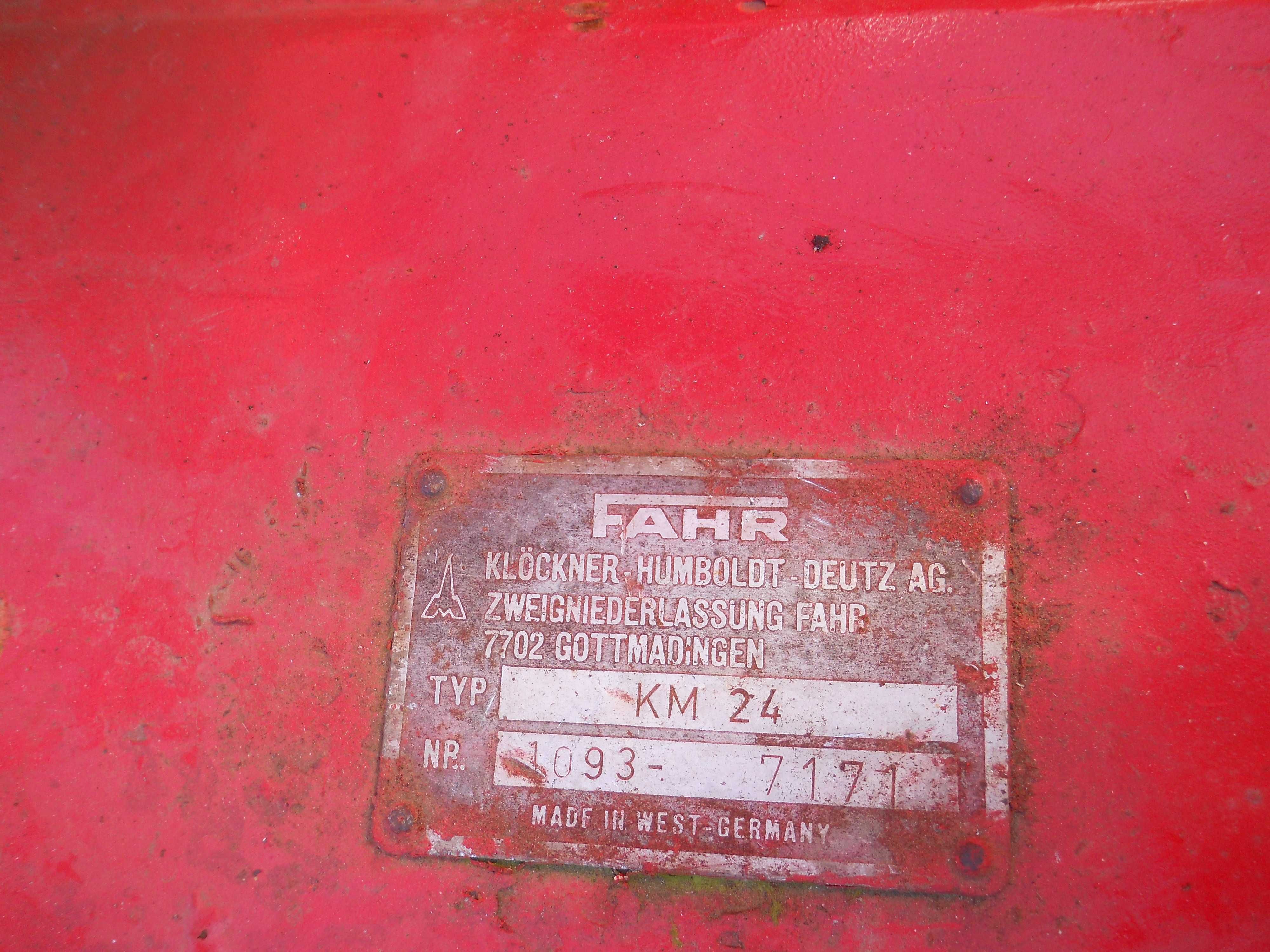 Kosiarka  rotacyjna deutz fahr