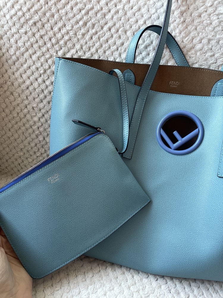 Шкіряні люкс сумки MCM Logogram і Fendi шопер