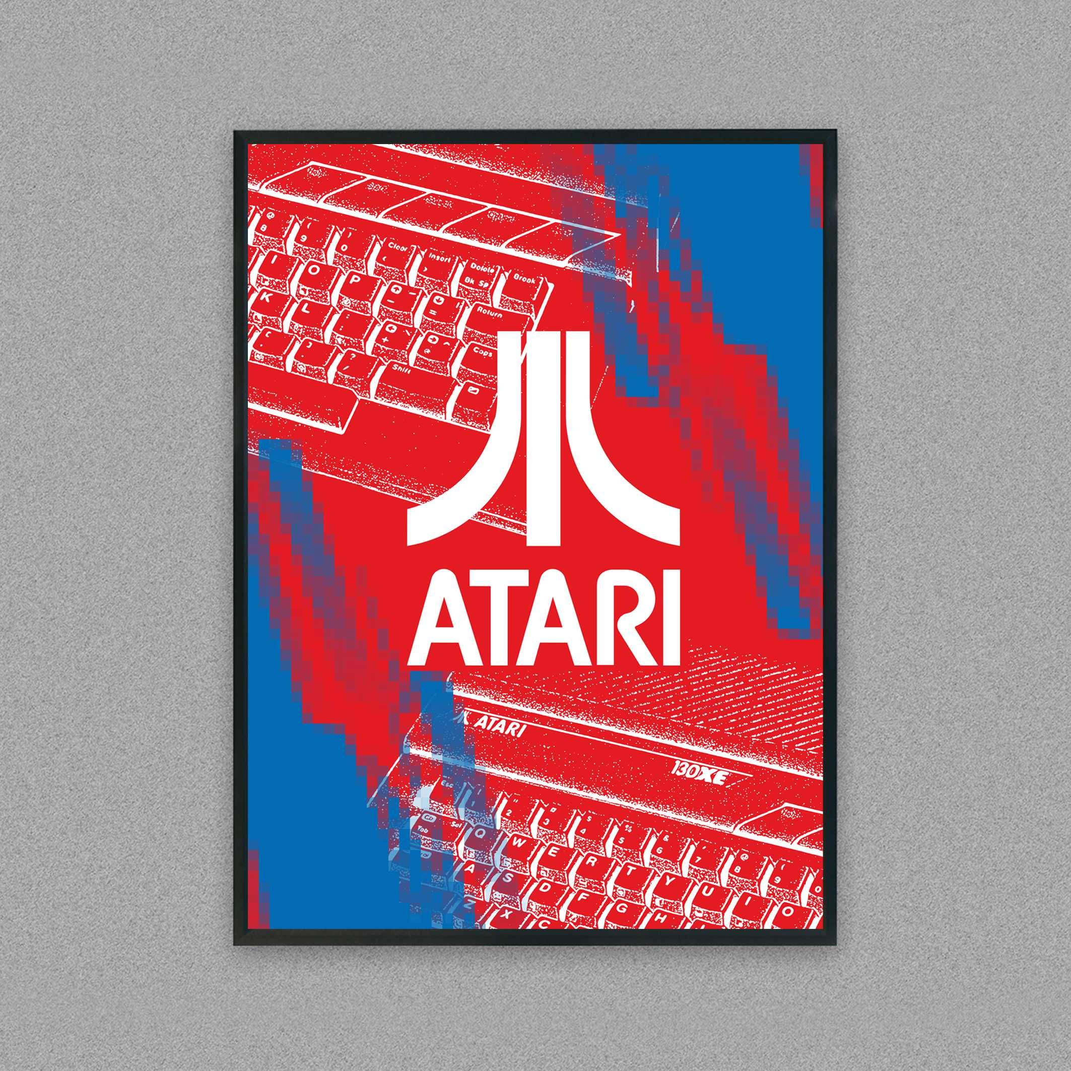 plakat do pokoju, obraz do salonu, plakat atari, plakat komputer, B2