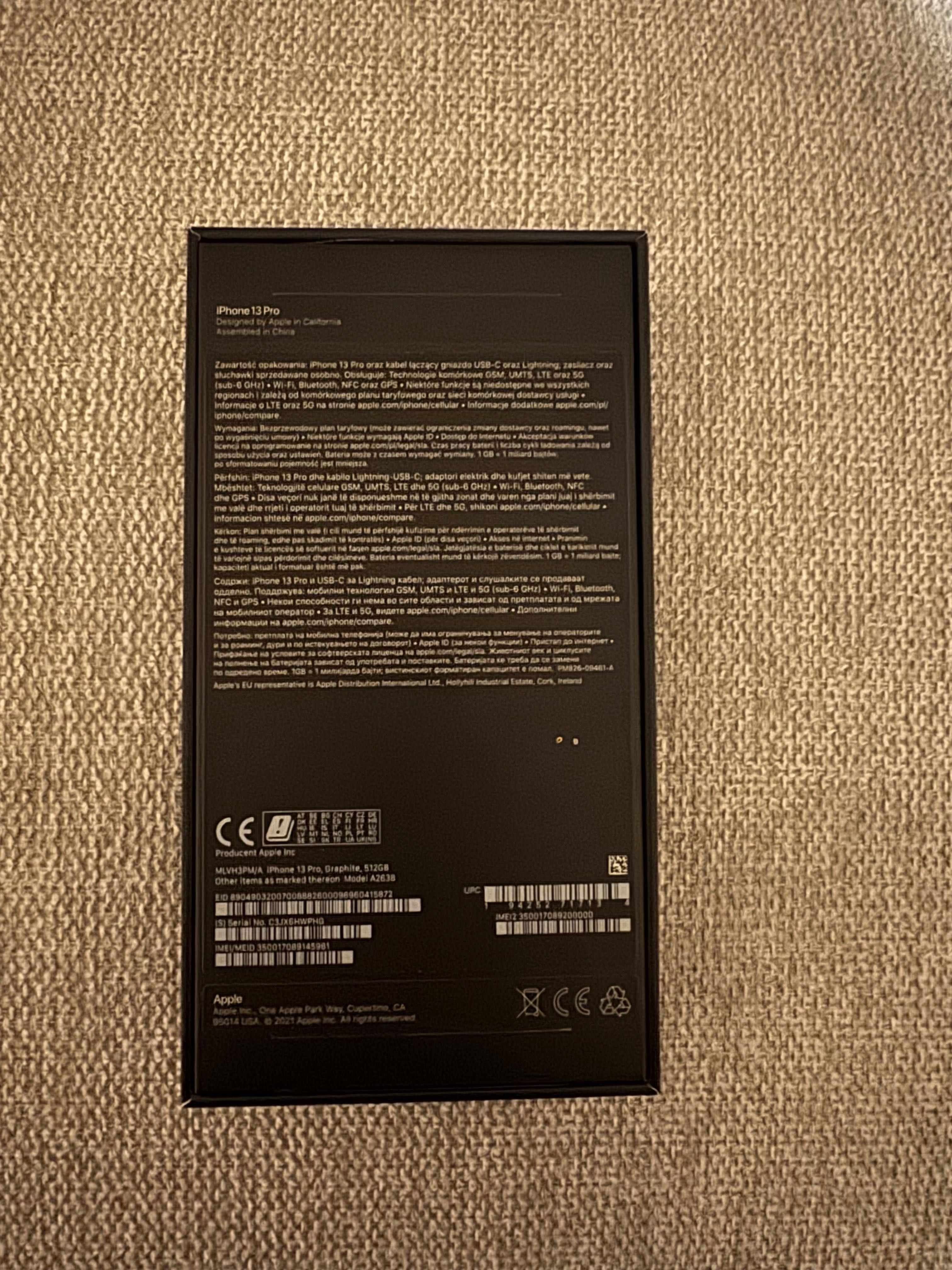 iPhone 13 Pro graphite 512 GB