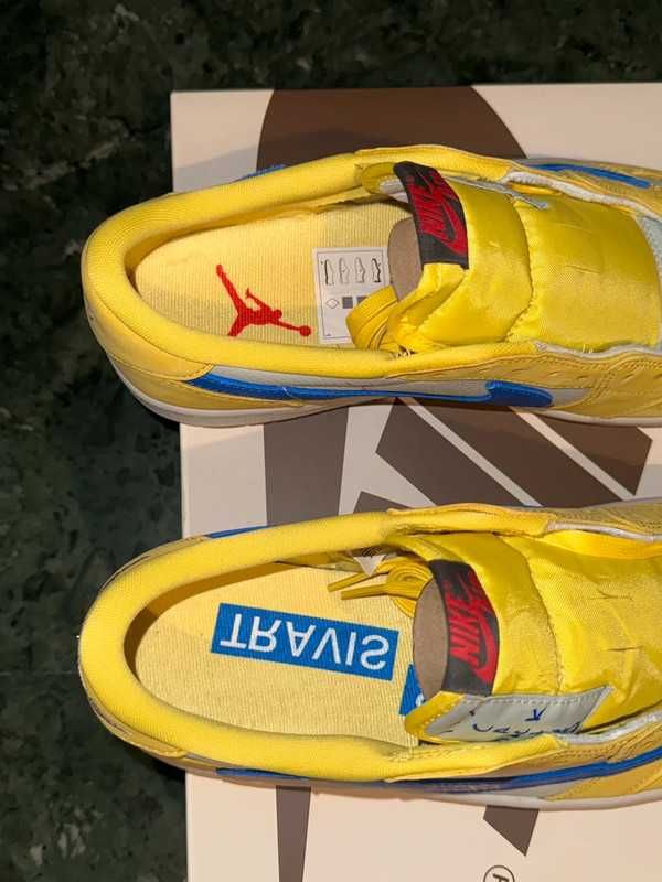Travis Scott x Jordan Air Jordan 1 Low OG Canary Yellow 42 EU