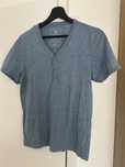 Męski t-shirt XS FSBN slim fit niebieska