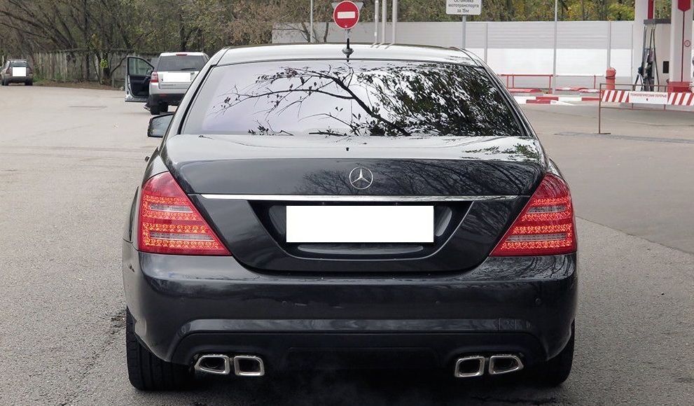 Бампер передний рестайлинг Mercedes Benz W221 S63 S65 S500 AMG