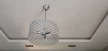 Lampa + 2 kinkiety w stylu glamour