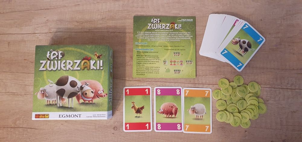 Egmont gra Łap zwierzaki rodzinna karciana