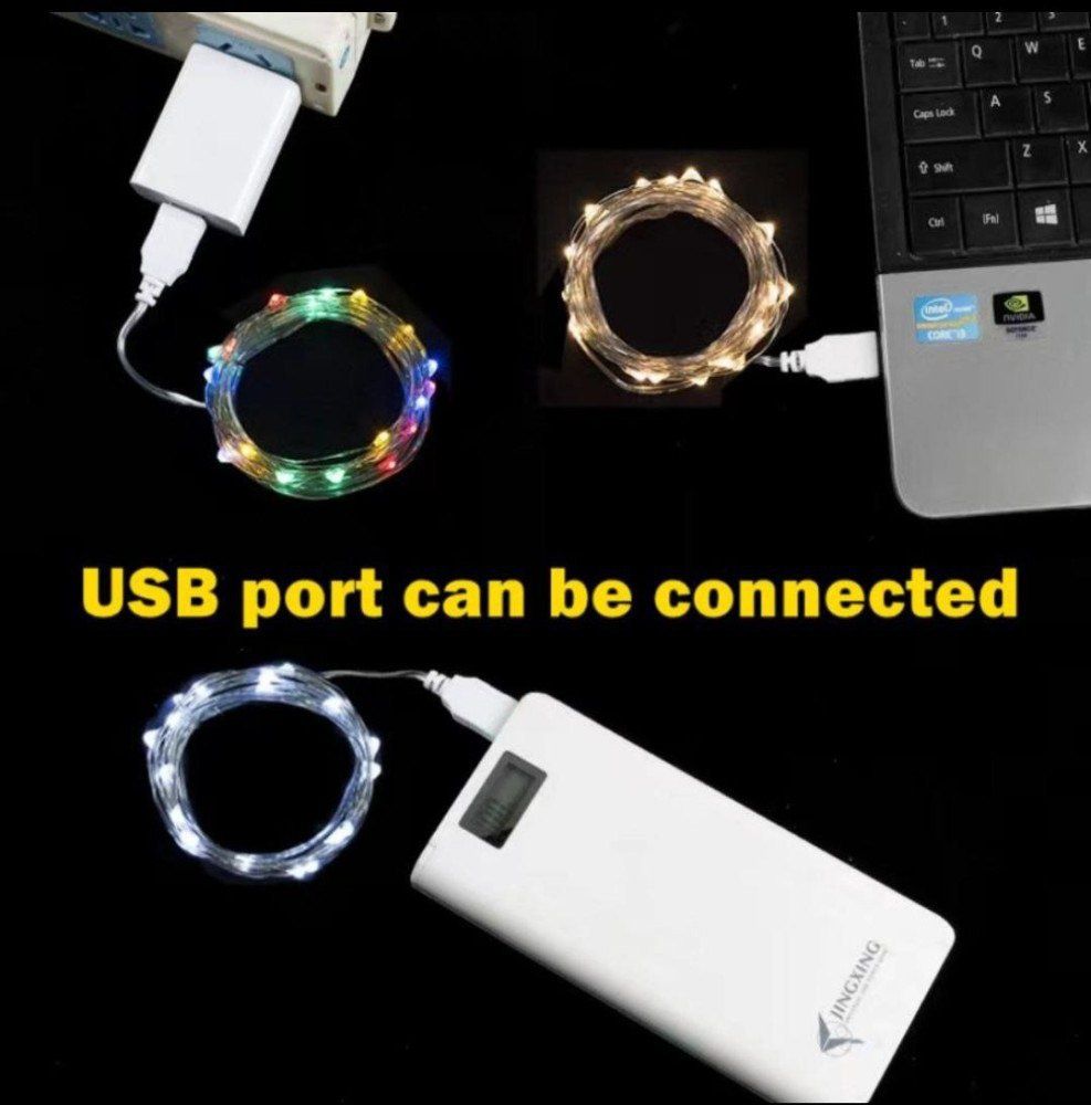 Гірлянда світлодіодна Нитка USB 20 метрів