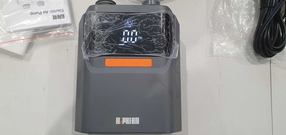 Pompka Elektryczna Niphea SUP Auto Materac 50 PSI Akumulator Wbudowany