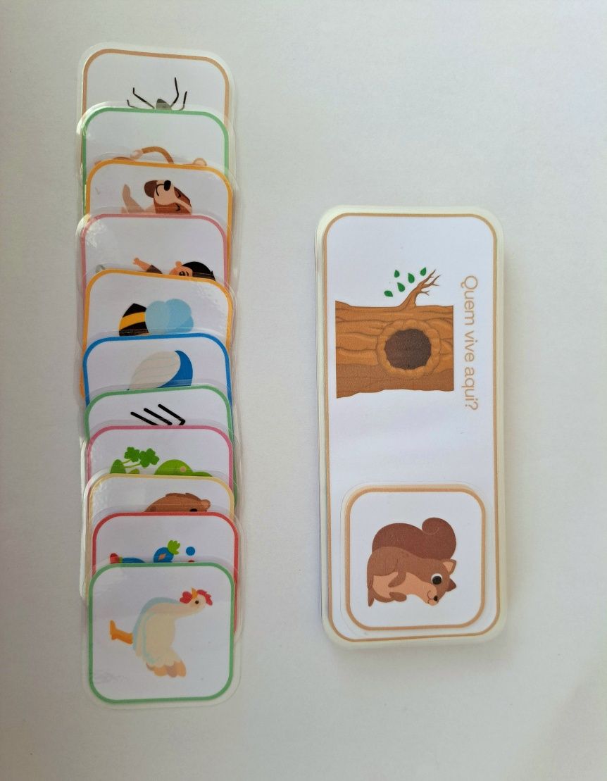 Material pedagógico: Animais e Habitats