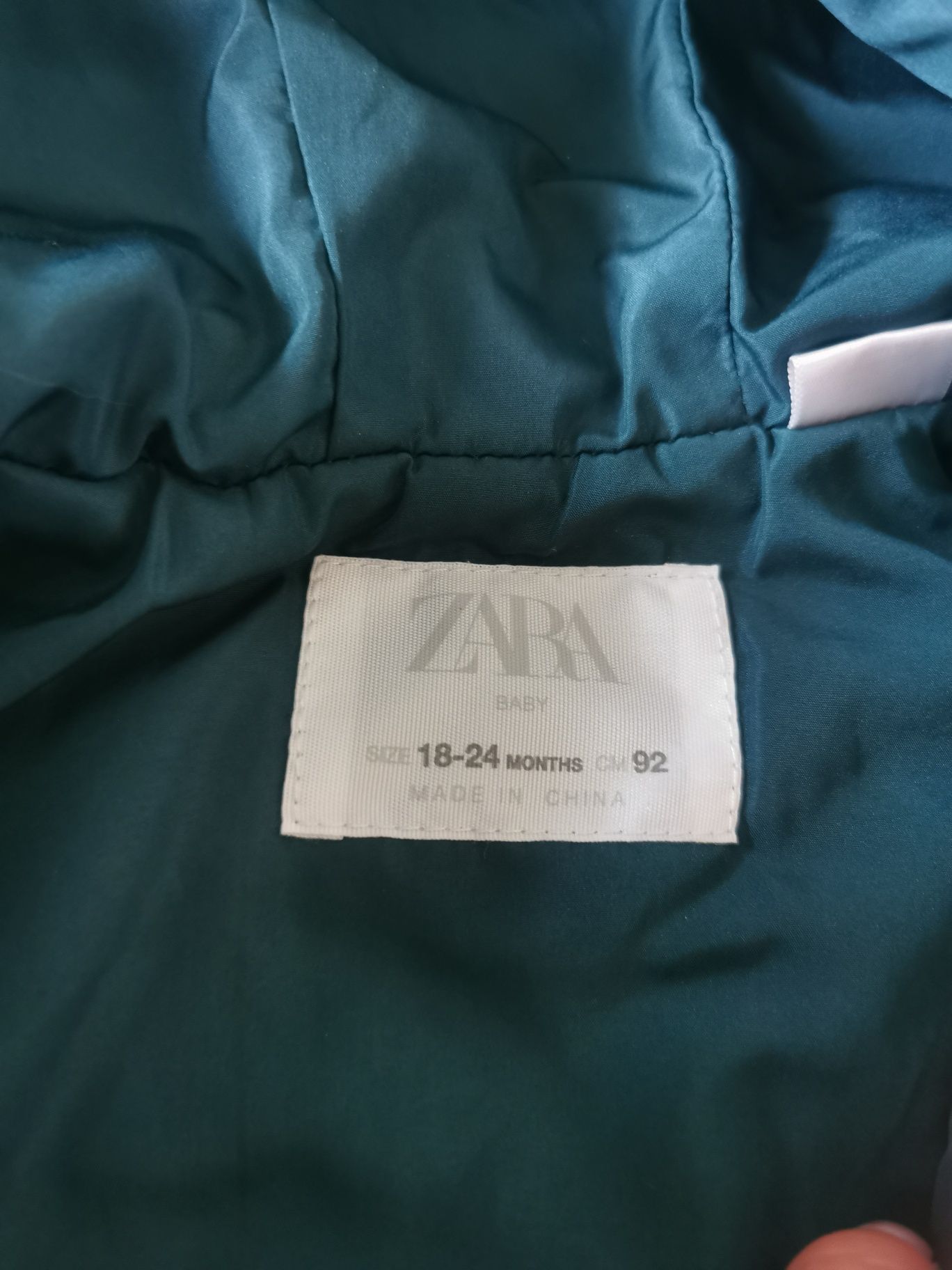 Kurtka baranek, ciepła bluza ZARA 92