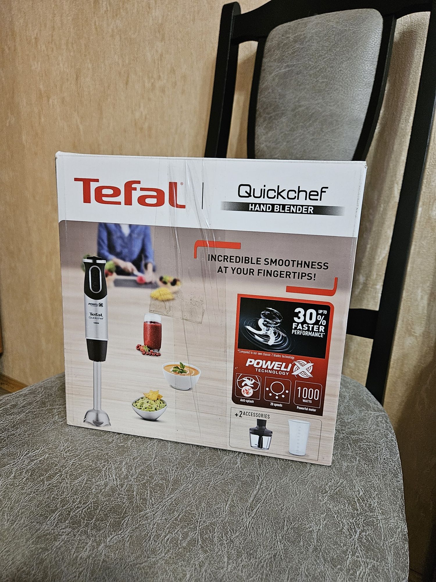 Блендер Tefal Quickchef 3в1