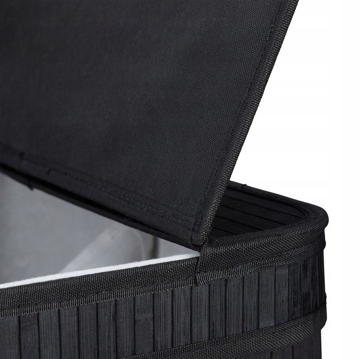 kosz na pranie relaxdays 95l czarny