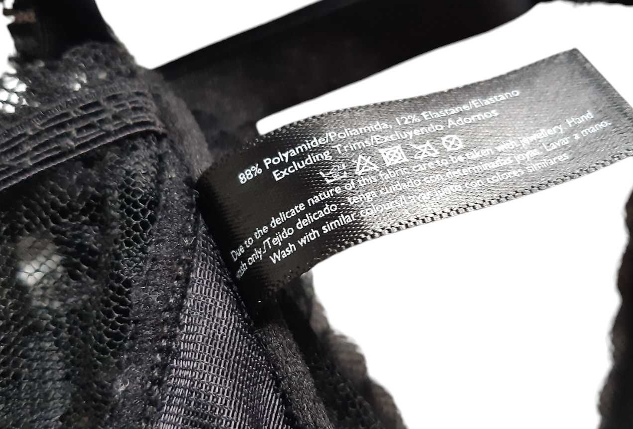 Koronkowy stanik biustonosz Ann Summers 38,M bielizna erotyczna