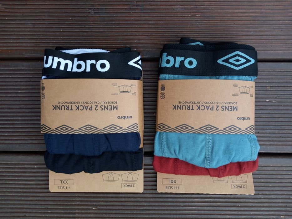 4 x Bokserki Męskie Umbro rozm.XXL