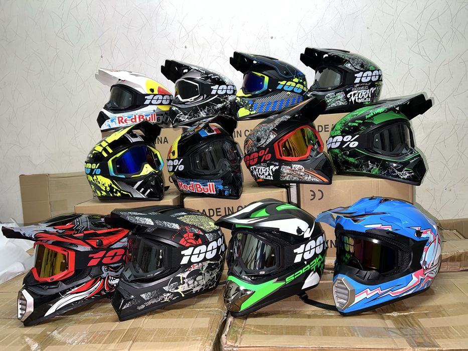 Кроссовый мотошлем эндуро! Мото шлем эндуро