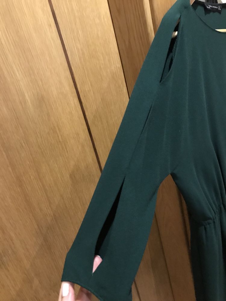 Vendo vestido verde M