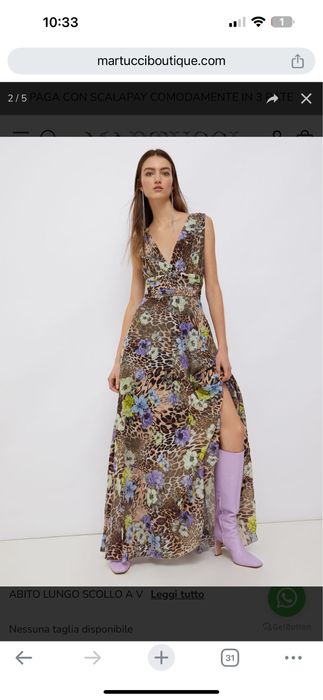 Liu Jo шелковое платье  Италия