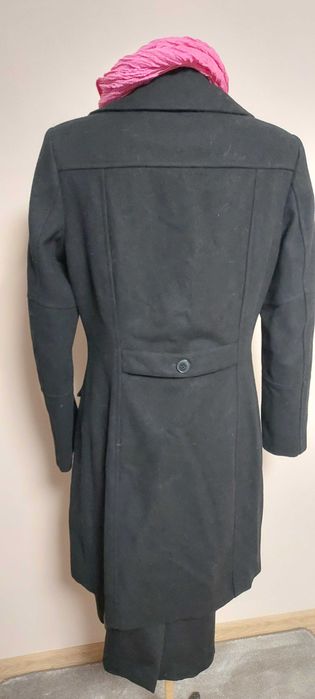Damski płaszcz wełniany - 52% wełny