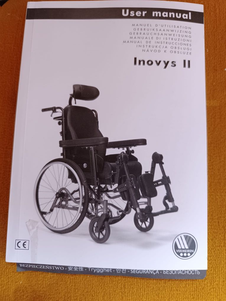 Wózek inwalidzki specjalny Vermeiren