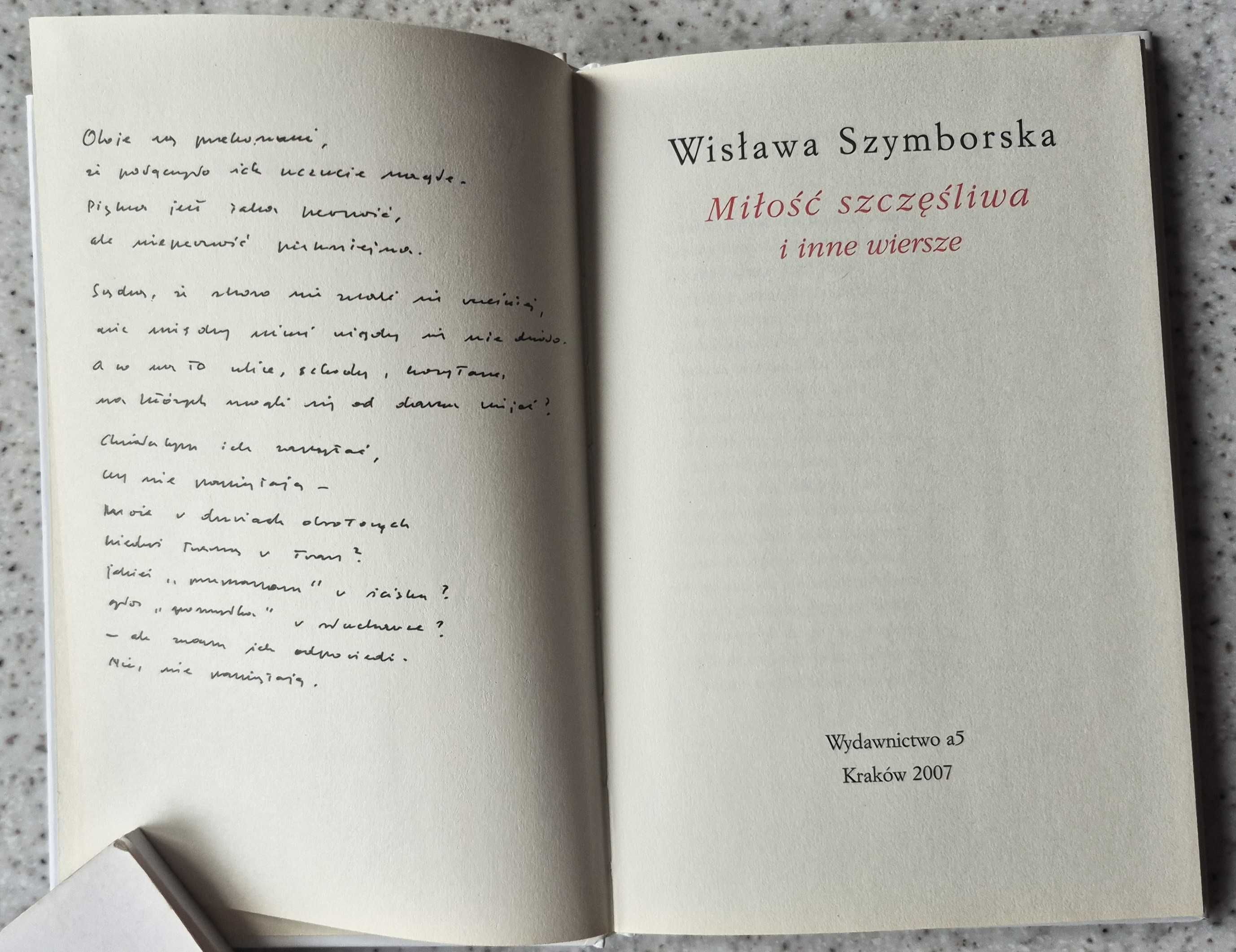 Miłość szczęśliwa i inne wiersze - Wisława Szymborska