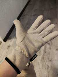 Damskie rękawiczki frotte beżowe L XL 40 42