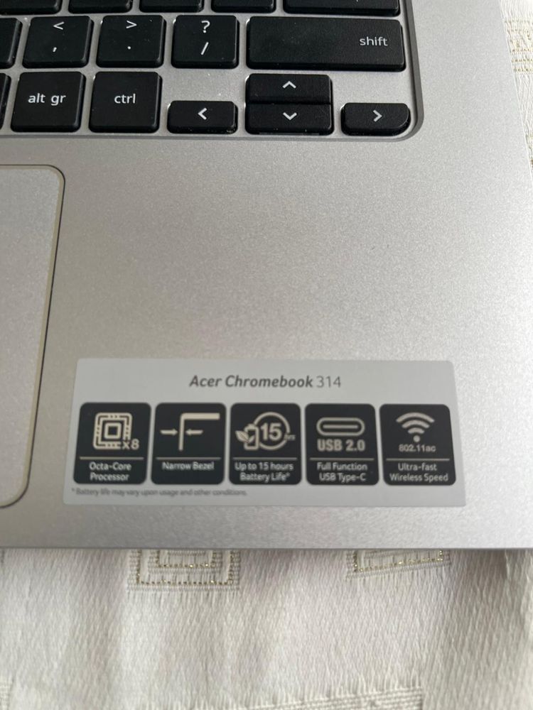 Vendo acer usado como novo