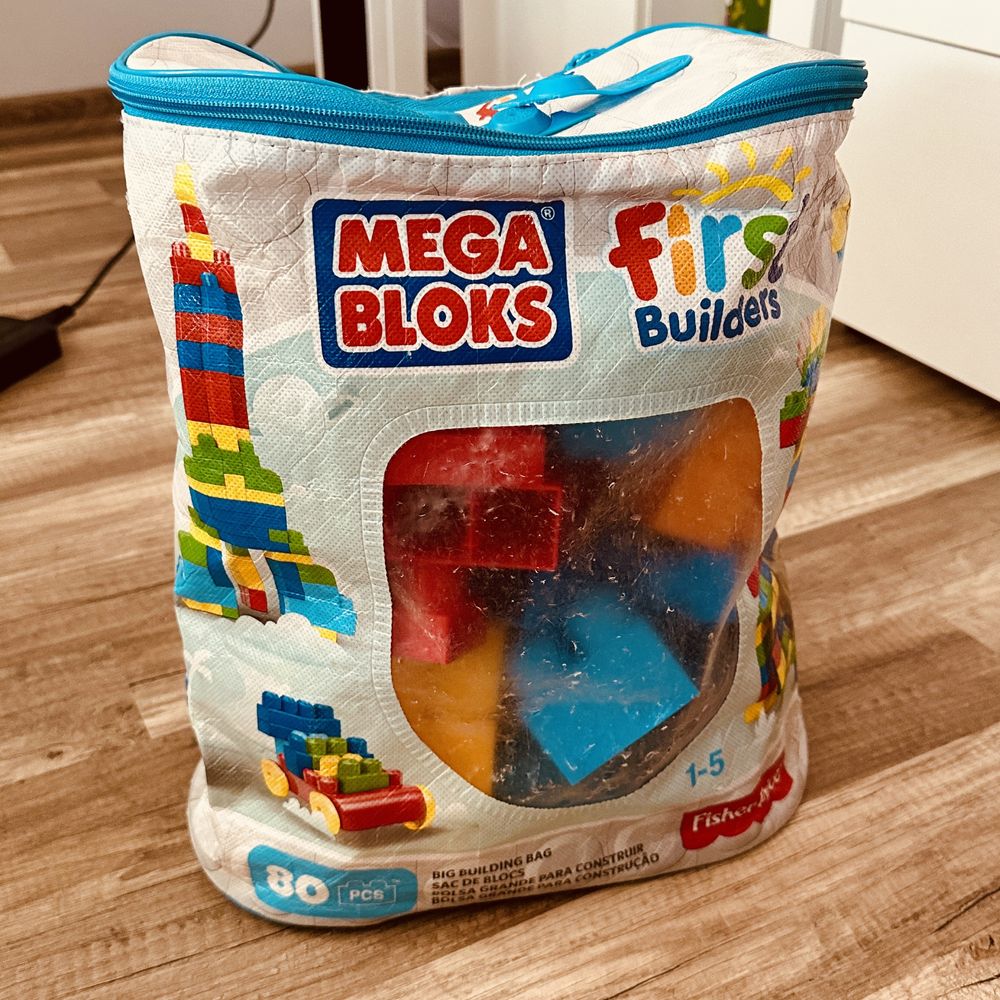 Klocki Mega Bloks 60+ worek okazja
