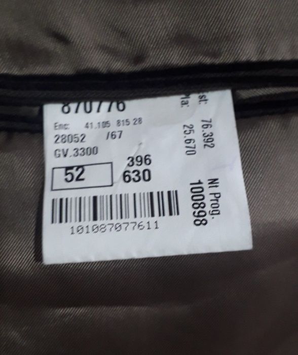 Blaser de Homem - Guido Valentino fashion (bombazine) NOVO