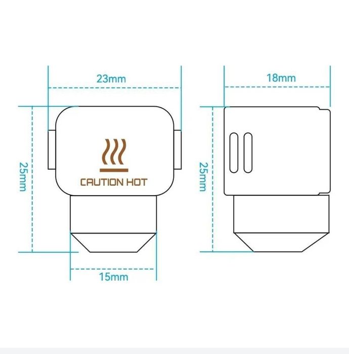 НАБІР (3 шт.) Силіконових чохлів для хотенду Bambu Lab A1 / A1 Mini 30