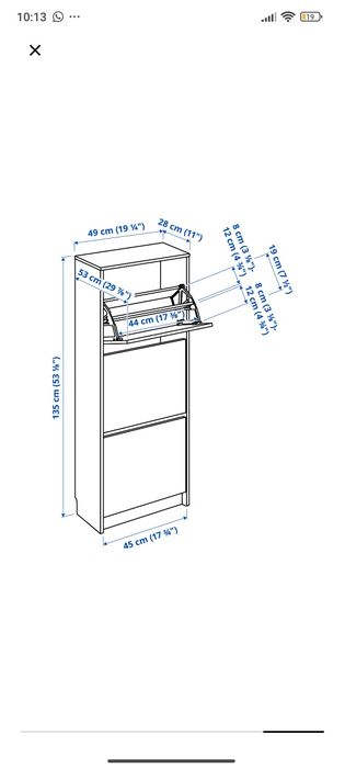 Sapateira Bissa Ikea