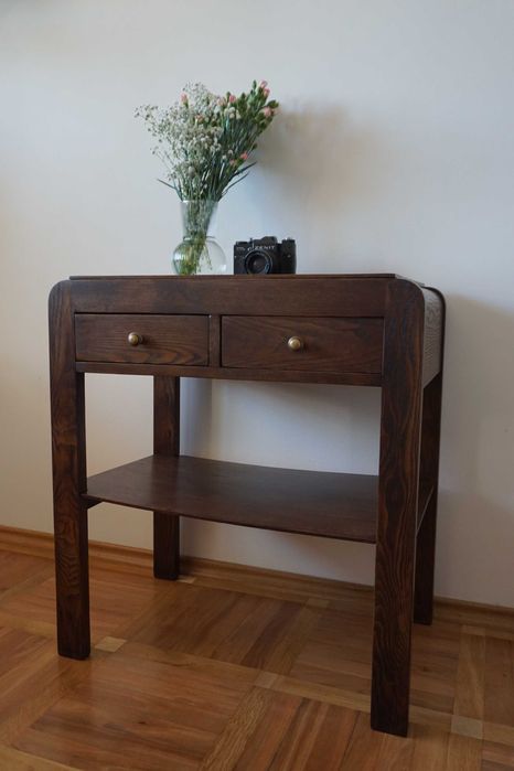 Stolik prl art deco vintage konsolka biurko model 640b