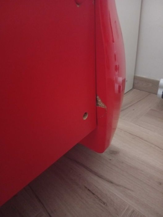Łóżko auto z materacem