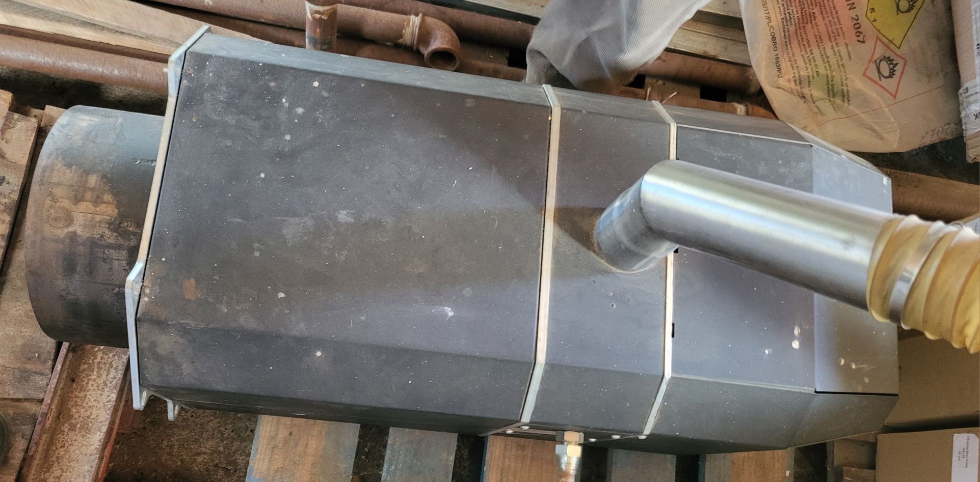 Palnik KIPI 150 kW + sterownik ecoPLUM850 + podajnik peletu