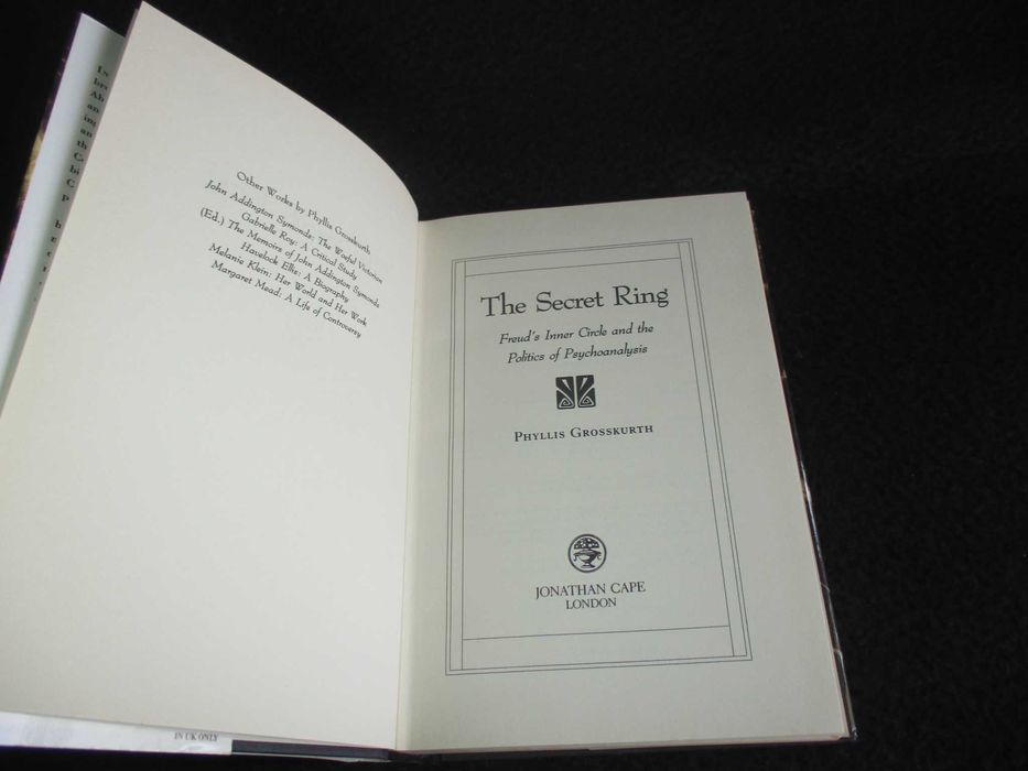 Livro The Secret Ring Phyllis Grosskurth