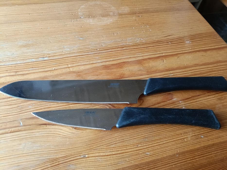 Noże kuchenne z ząbkami Ikea