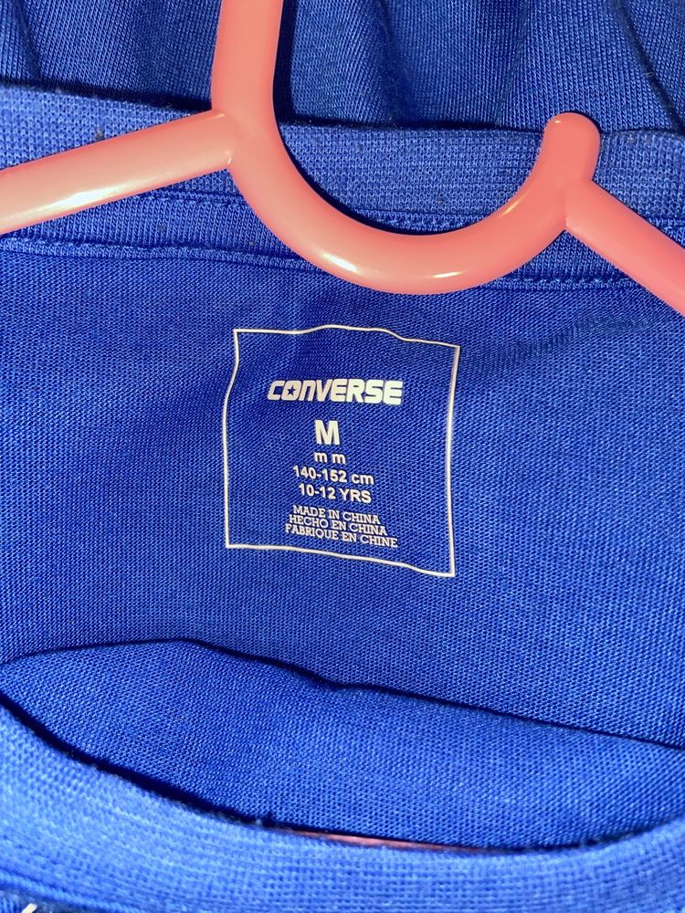 niebieski t-shirt converse