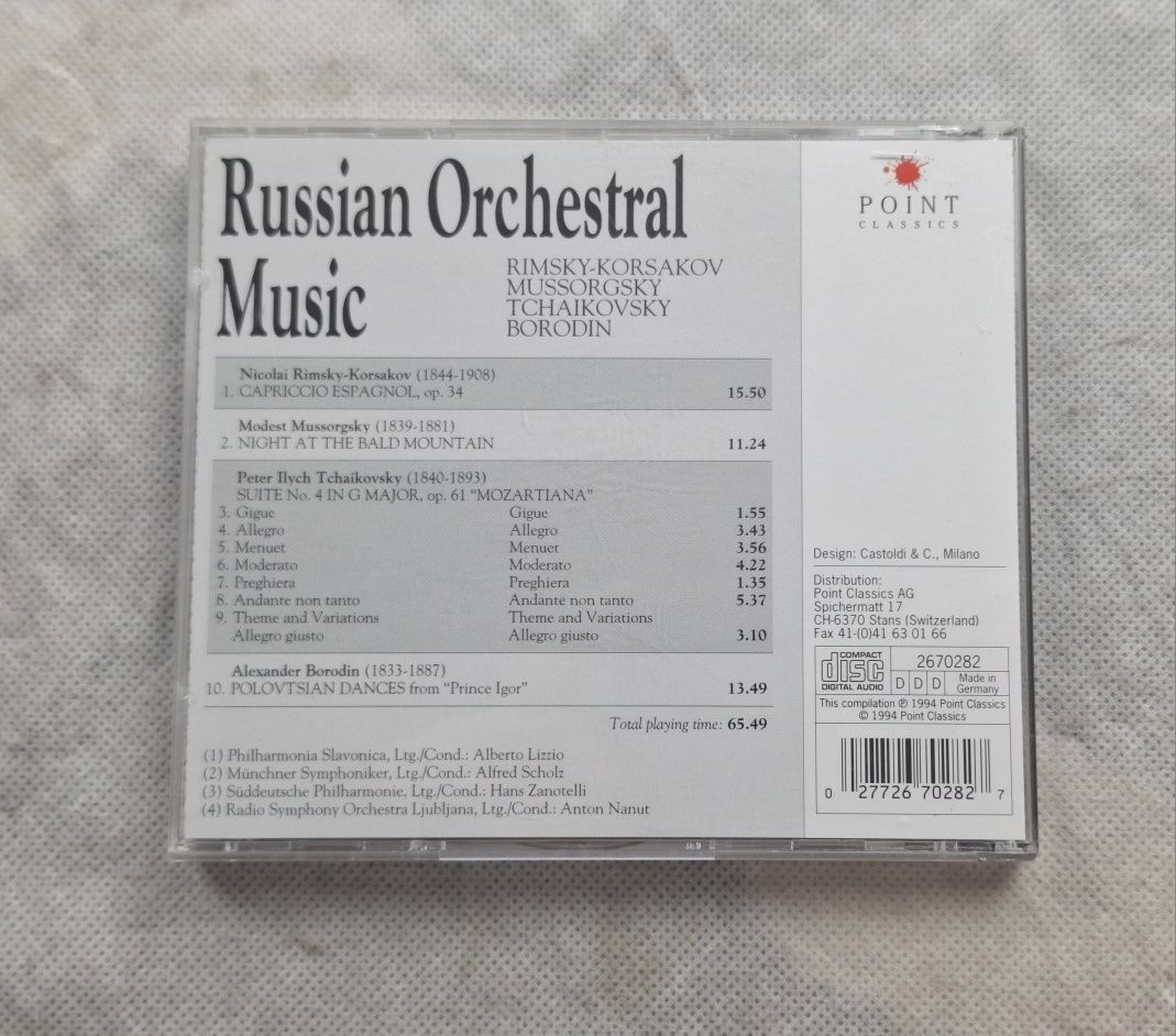 CD Tchaikovsky, Borodin – Russian Orchestral Music