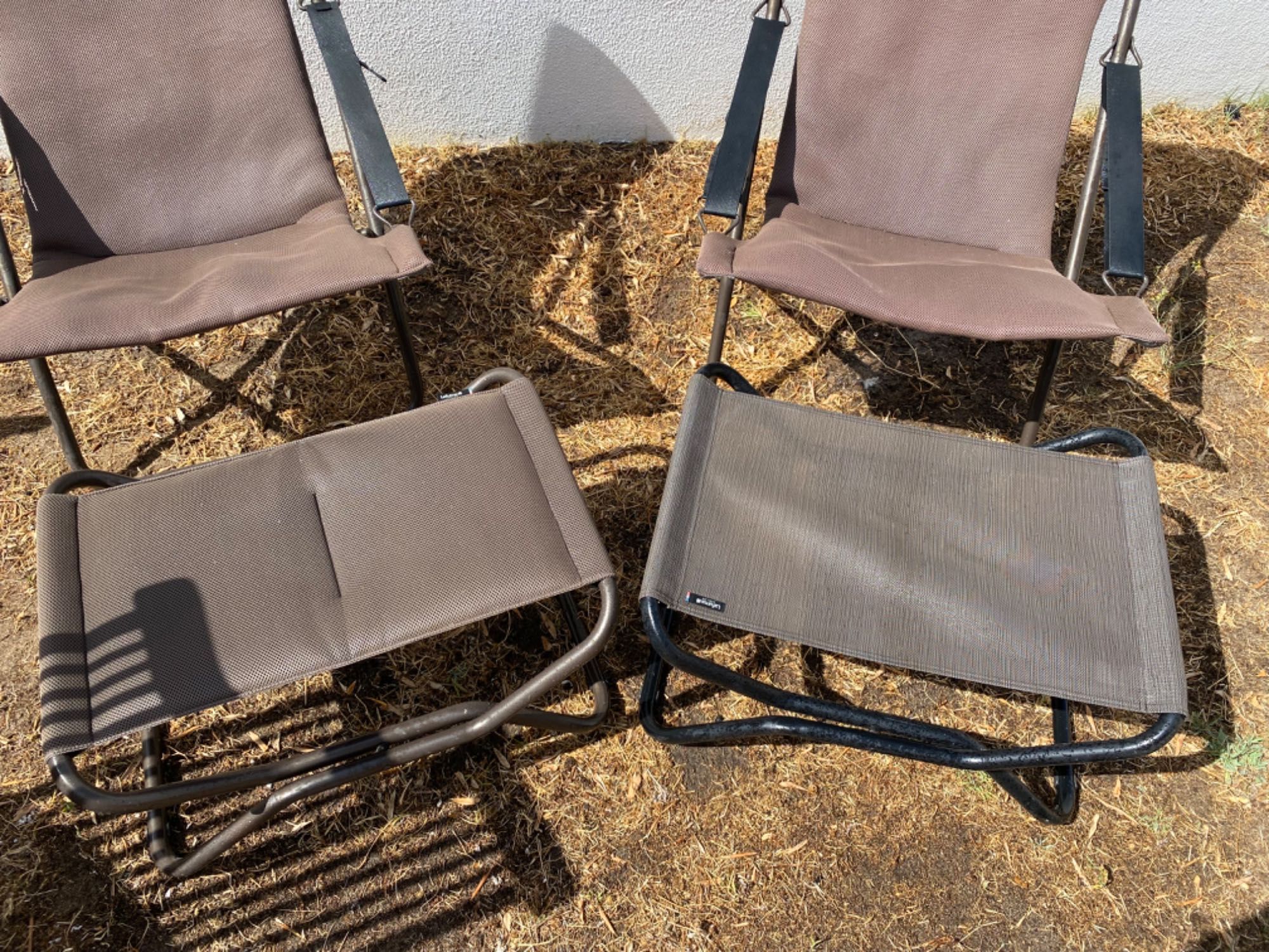 Conjunto cadeiras jardim/piscina