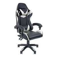 CADEIRA GAMING ergonómica Branca e Preta EDM