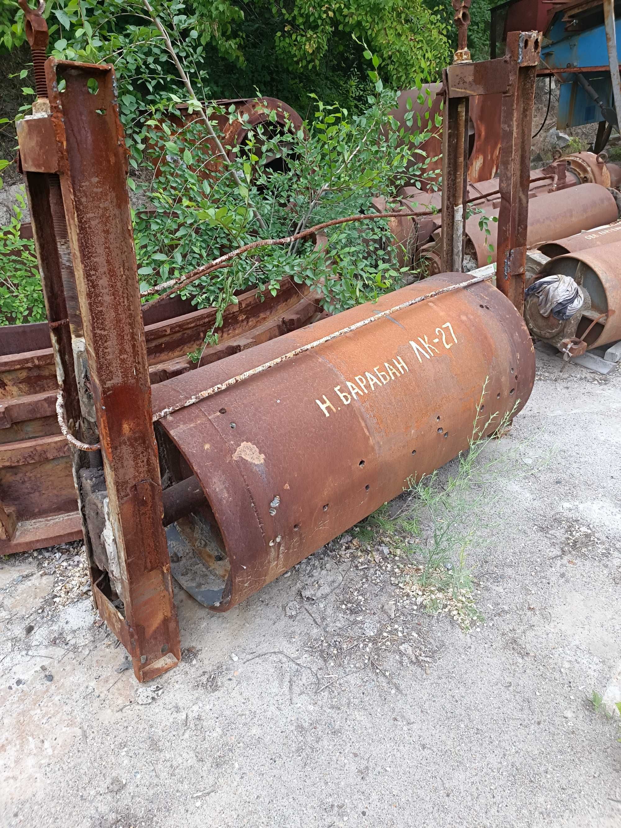 Барабан натяжний б/в  L - 1400 мм, d 650мм