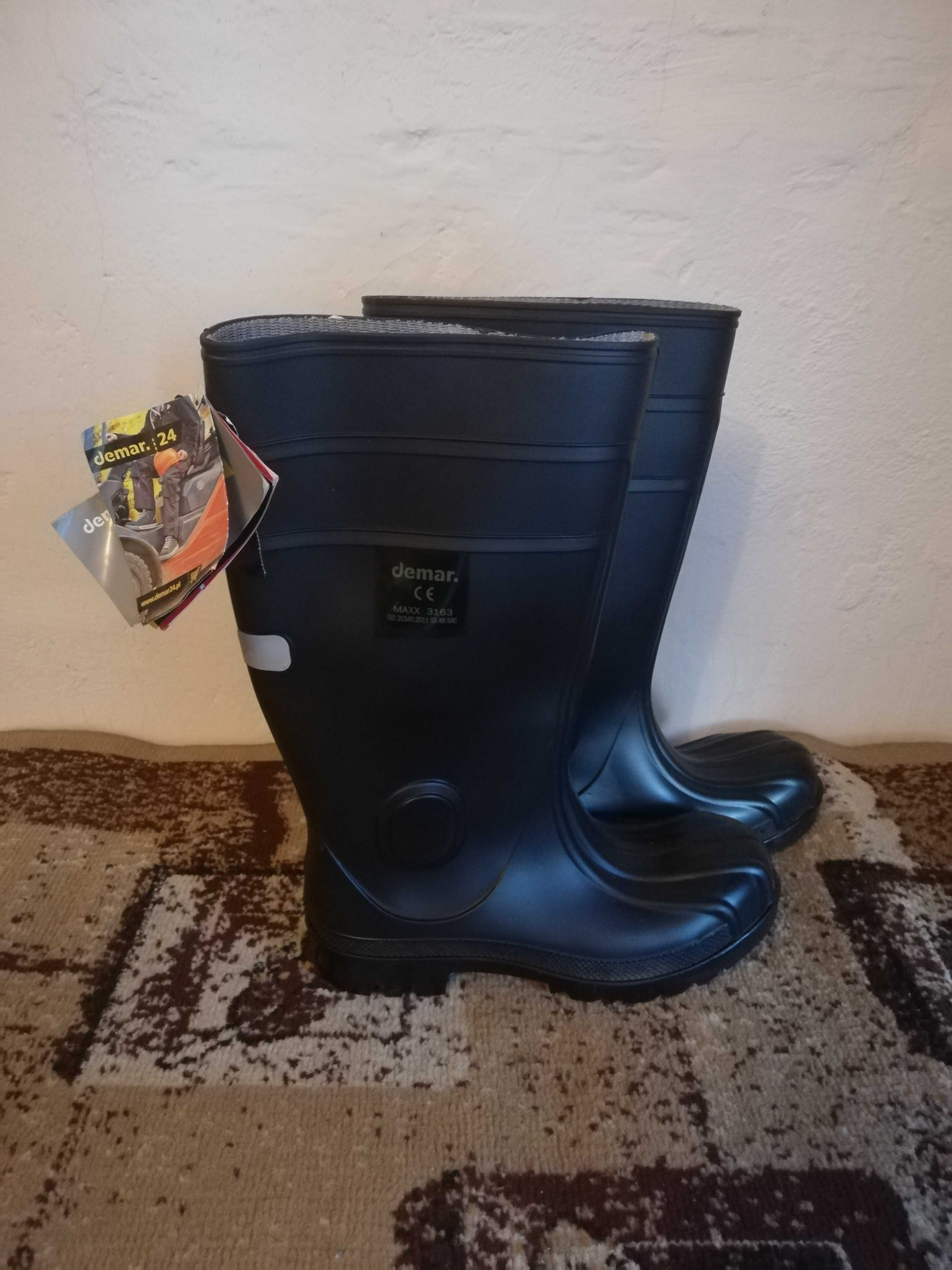 Gumowce NOWE kalosze Demar MAXX 3163 S5 rozmiar 43
