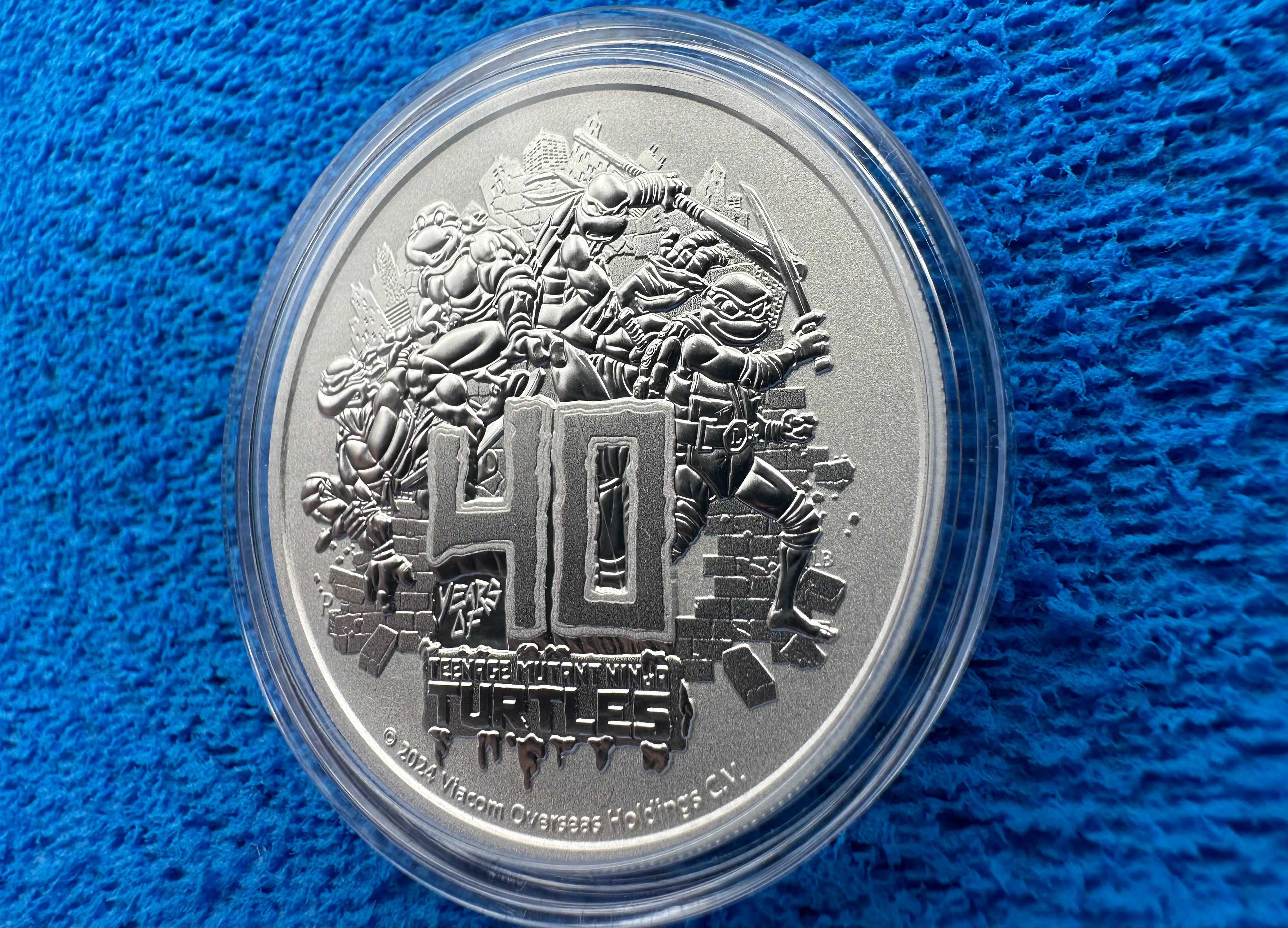 Новинка! 40 років черепашкам-ніндзя Тувалу Perth mint