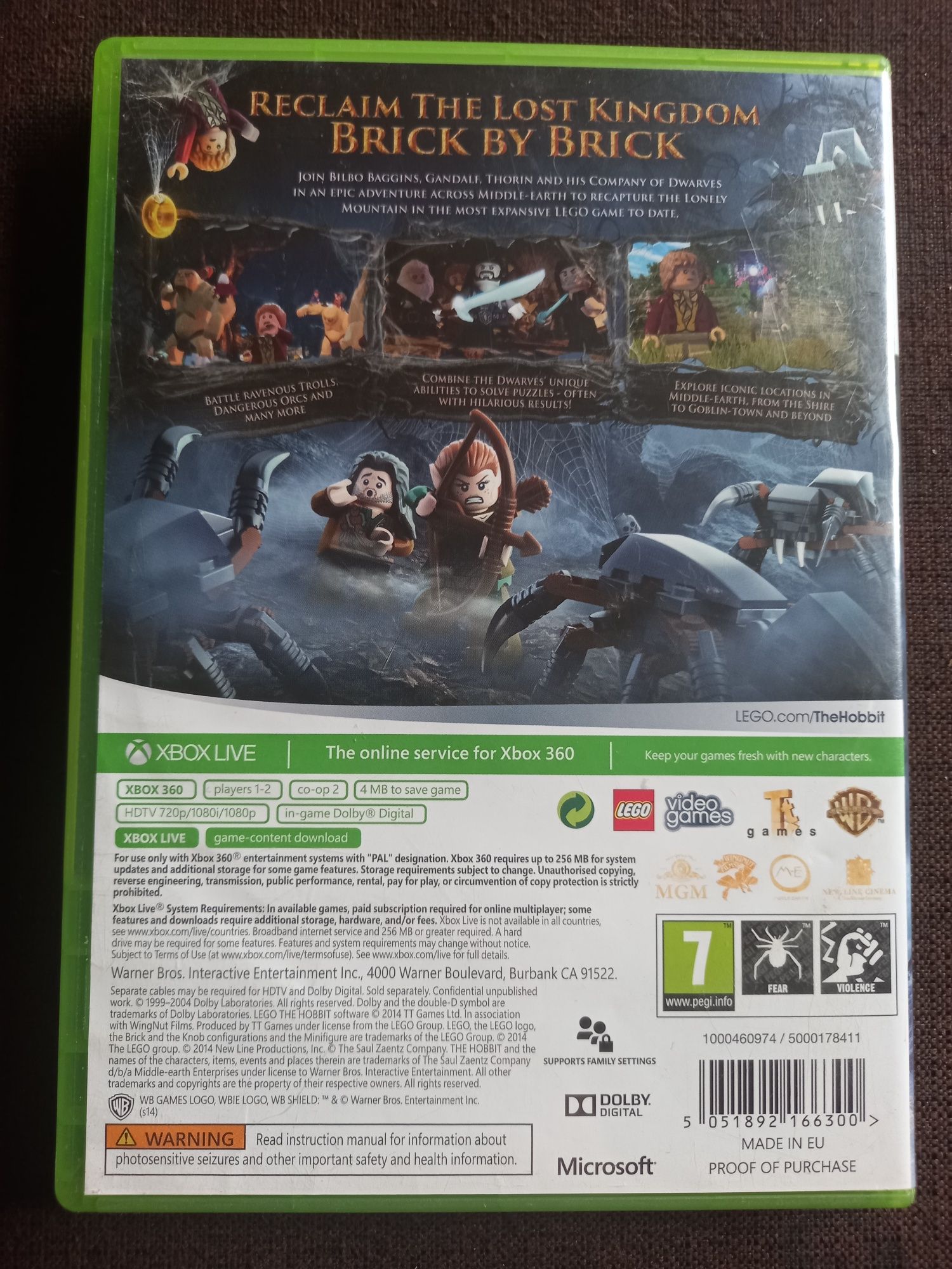 Gra Lego Hobbit na konsolę xbox 360 PL