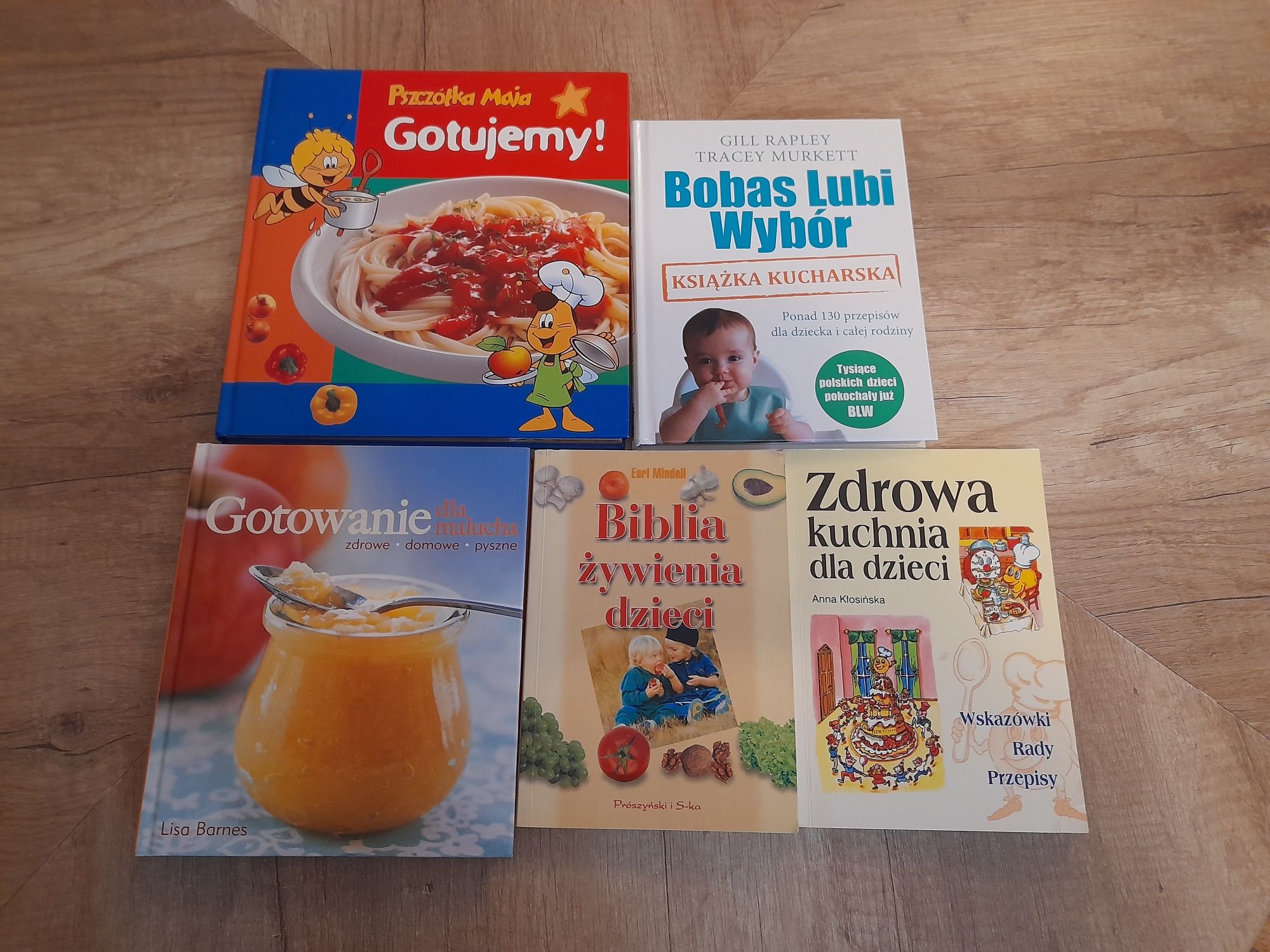 5 książek Bobas lubi wybór gotowanie dla malucha zdrowa kuchnia dla dz
