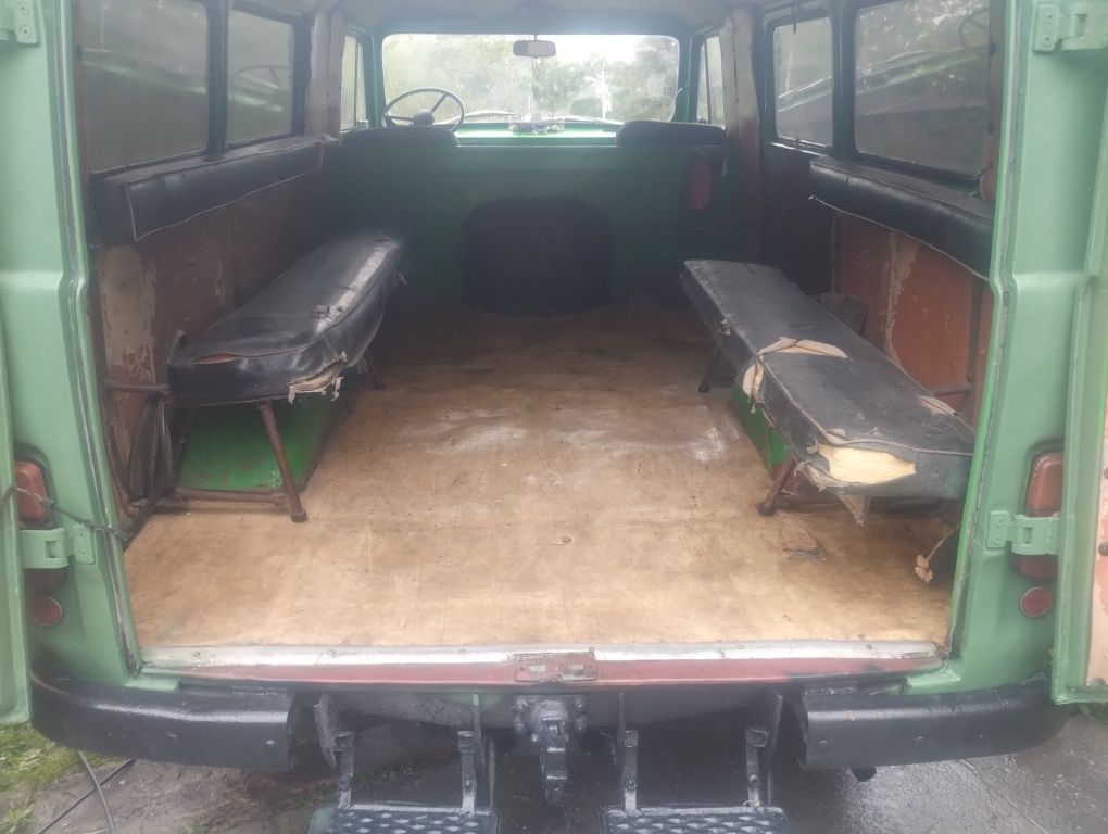 uaz 3741 buchanka z gazem 8 miejsc