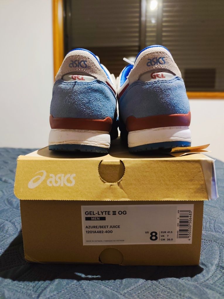 Sapatilhas ASICS Gel-Lyte III OG Azure/Beet Juice