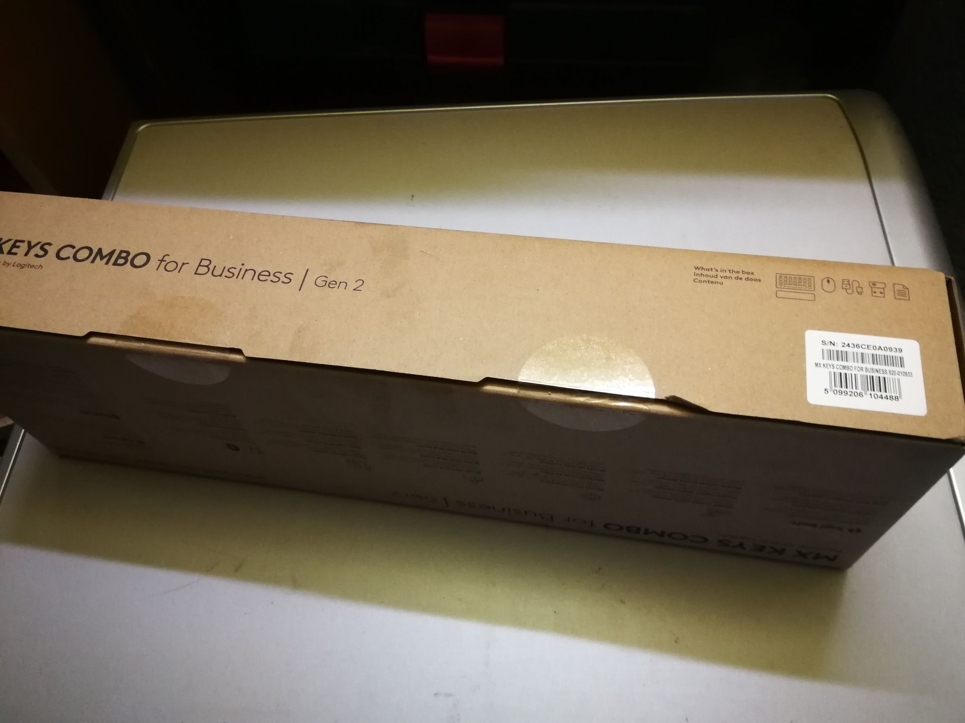 Nowy zestaw klawiatura + mysz Logitech Mx keys Combo for business ge