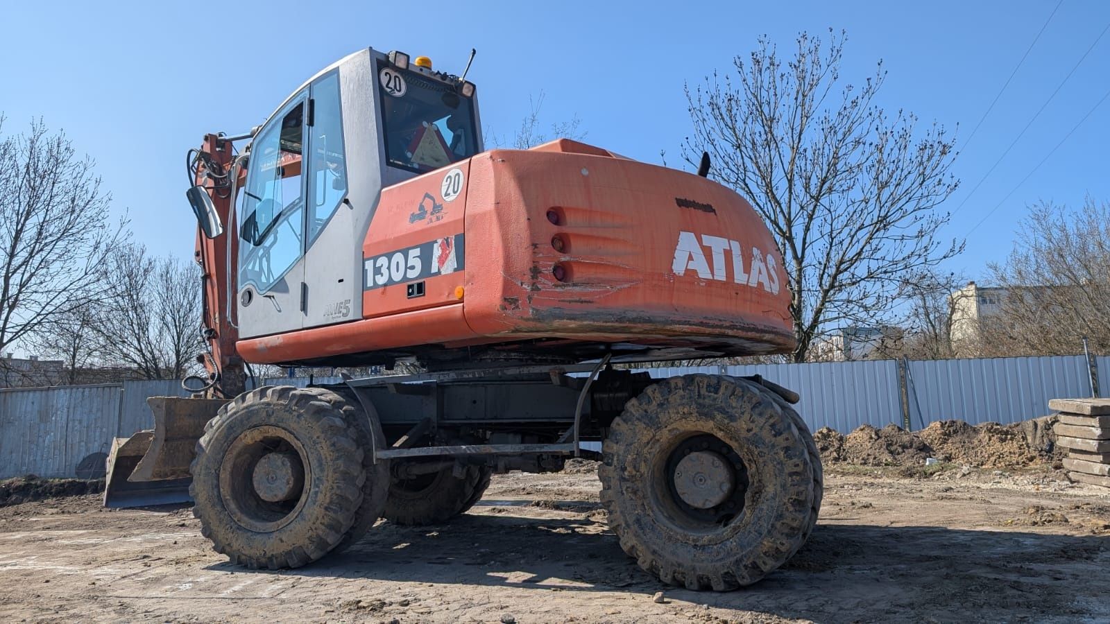 Koparka Atlas Terex 1305 gotowa do pracy!