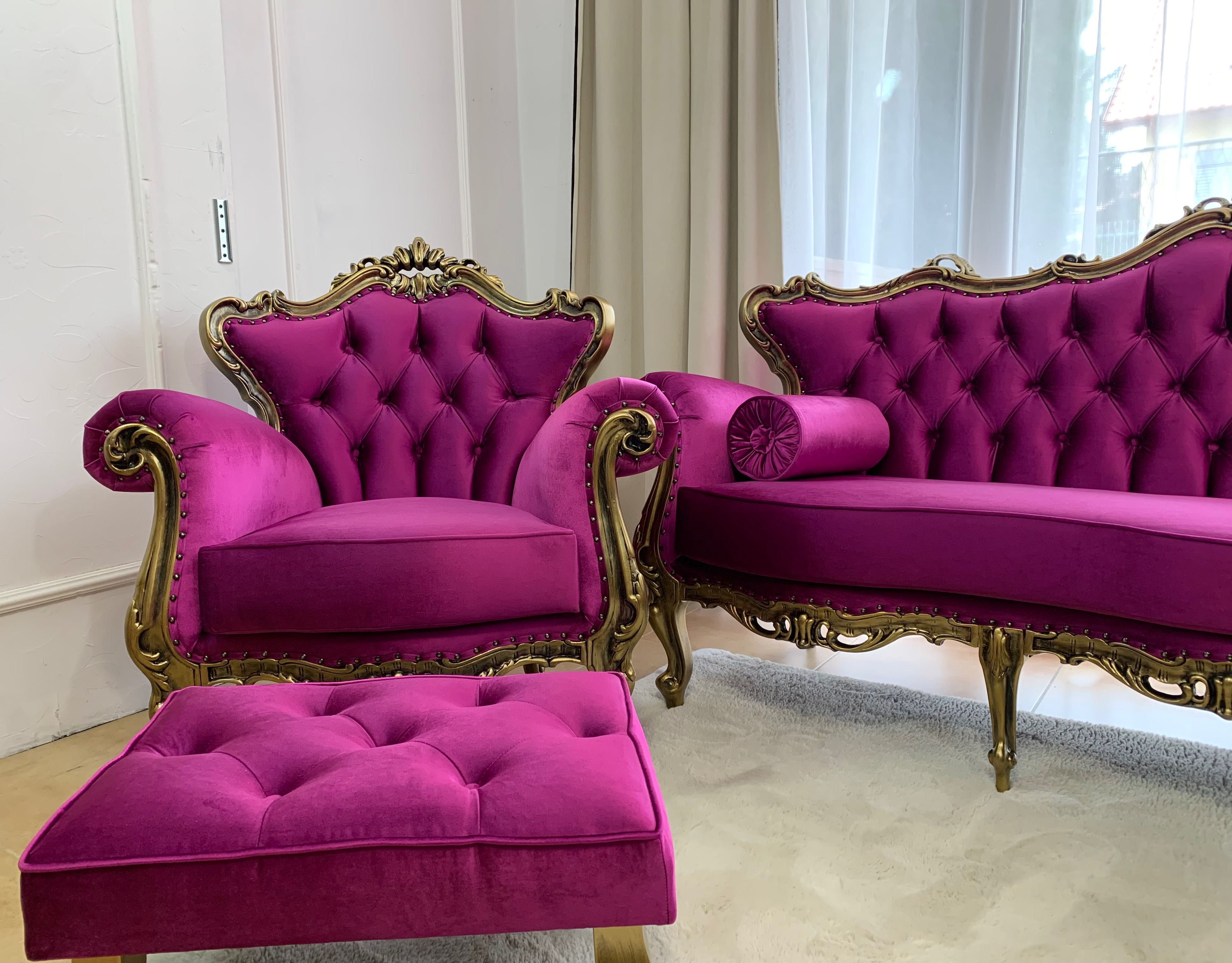 Komplet Ludwikowski sofa fotele Ludwik wypoczynkowy kanapa narożnik